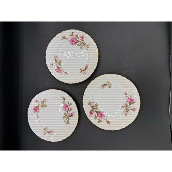VINTAGE 1950'S Royal Rose Fine China Crafted in Japan ~ Set of 7 - Picture 9 of 10